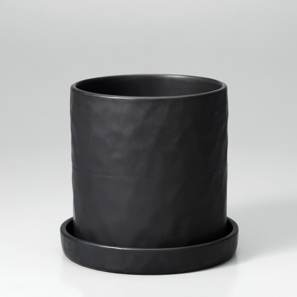Mirage 15 植木鉢 シンプル 陶器鉢 径15cm 高15cm 底穴あり