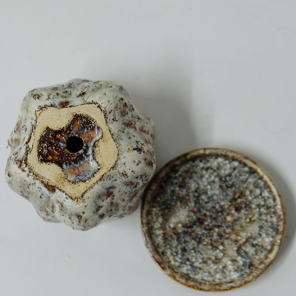 植木鉢 陶器鉢 おしゃれ ナバホS 8cm 径高 7cm 受皿付 セラミック鉢