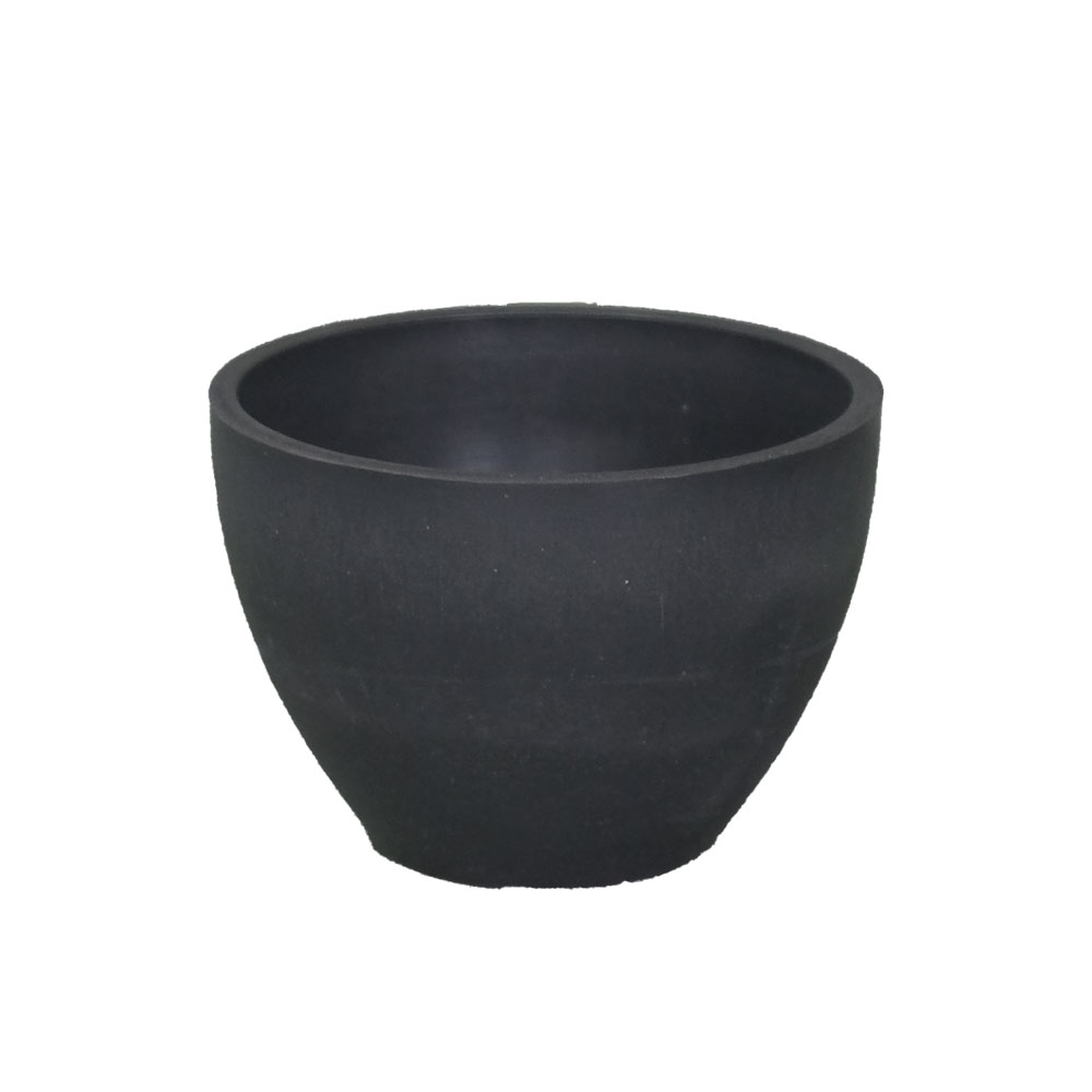 植木鉢 おしゃれ 軽い プラポット mini bowl 8 サボテン 頑丈 塊根植物 多肉 黒プラスチック鉢｜biyori｜02