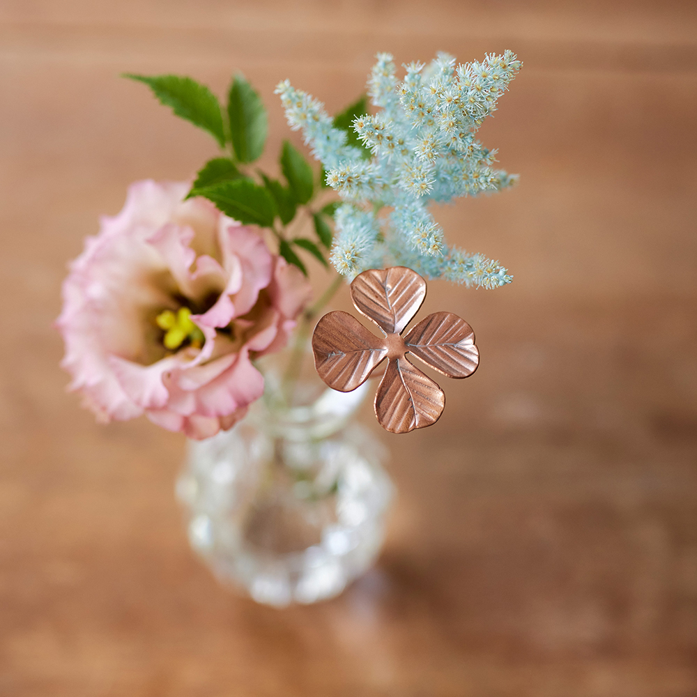 切り花を長持ちさせる 銅のフラワーライフスティック ウォーター