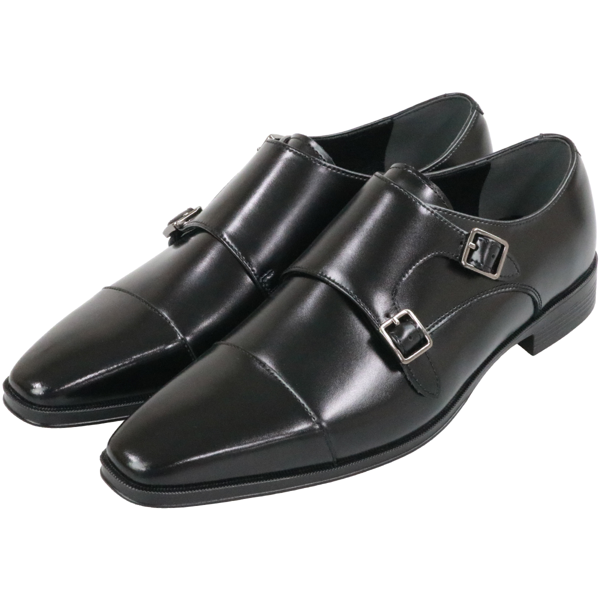 ビジネスシューズ 本革 メンズ ロングノーズ おしゃれ モンク