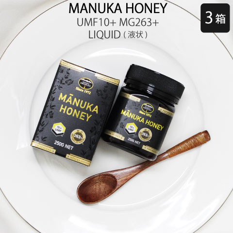 マヌカハニー MANUKA 蜂蜜 はちみつ 健康食品 口臭 予防 のど 改善 UMF リキュール 瓶 ニュージーランド 250g 250mg 10+  250+ : 0001mhl-001-10-3 : BJ DIRECT - 通販 - Yahoo!ショッピング