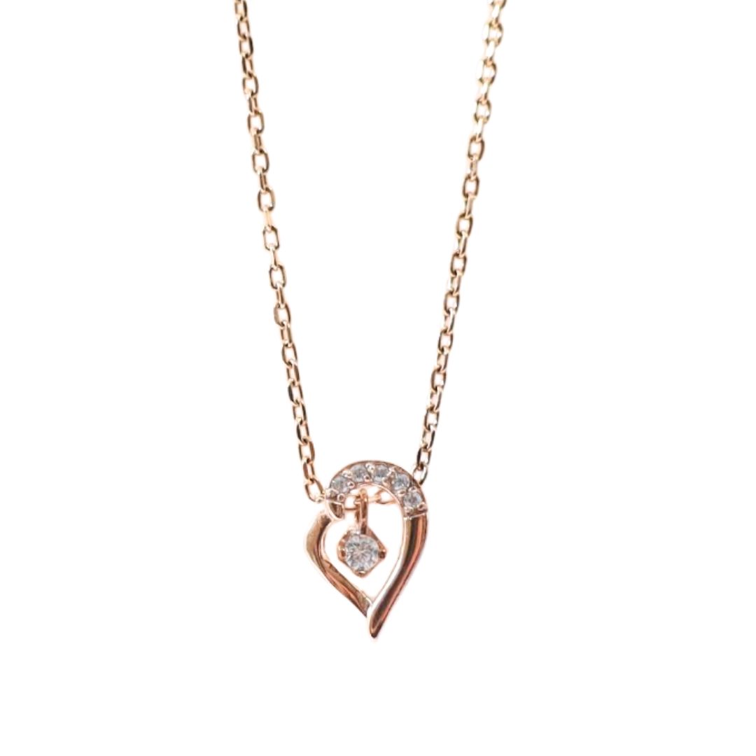 Pure ネックレス ステンレス つけっぱなし ティアドロップ ステンレス