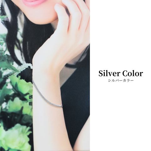 Pure ブレスレット レディース テニスブレスレット サージカル