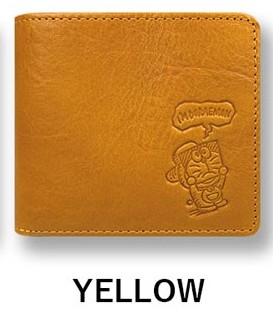 財布 メンズ 二つ折り 本革 ドラえもん 藤子プロ 高級イタリアンレザー