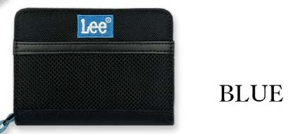 財布 メンズ 二つ折り 大容量 Lee リー 軽量ナイロン 刺繍ロゴ ラウンドファスナー ウォレット | Lee | 02
