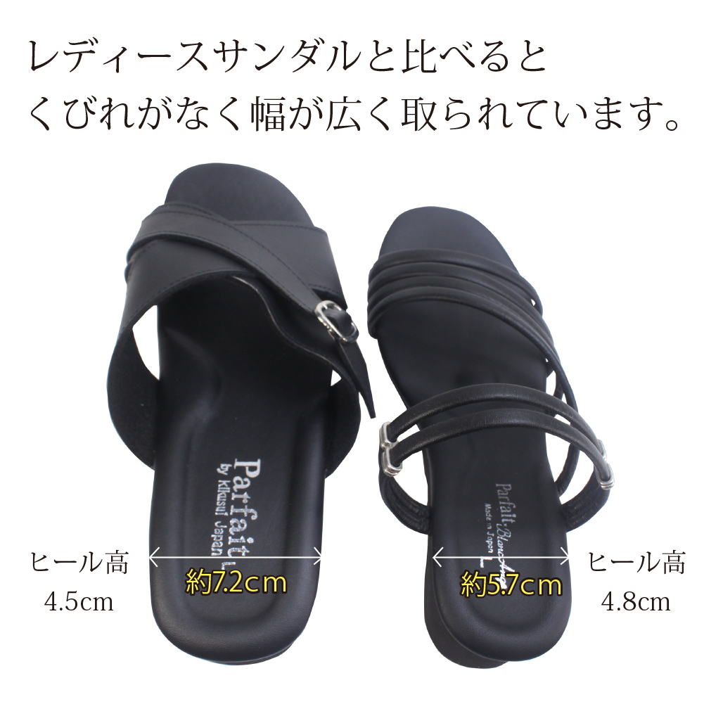 ナースシューズ 黒 疲れない ドクターサンダル l ナースサンダル