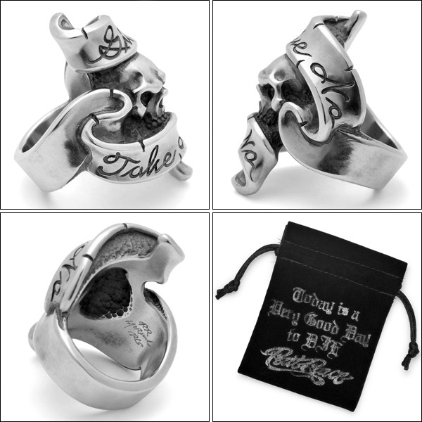 Rat Race（ラットレース） GIVE NO TAKE NO SKULL RING 3 / ギブノー