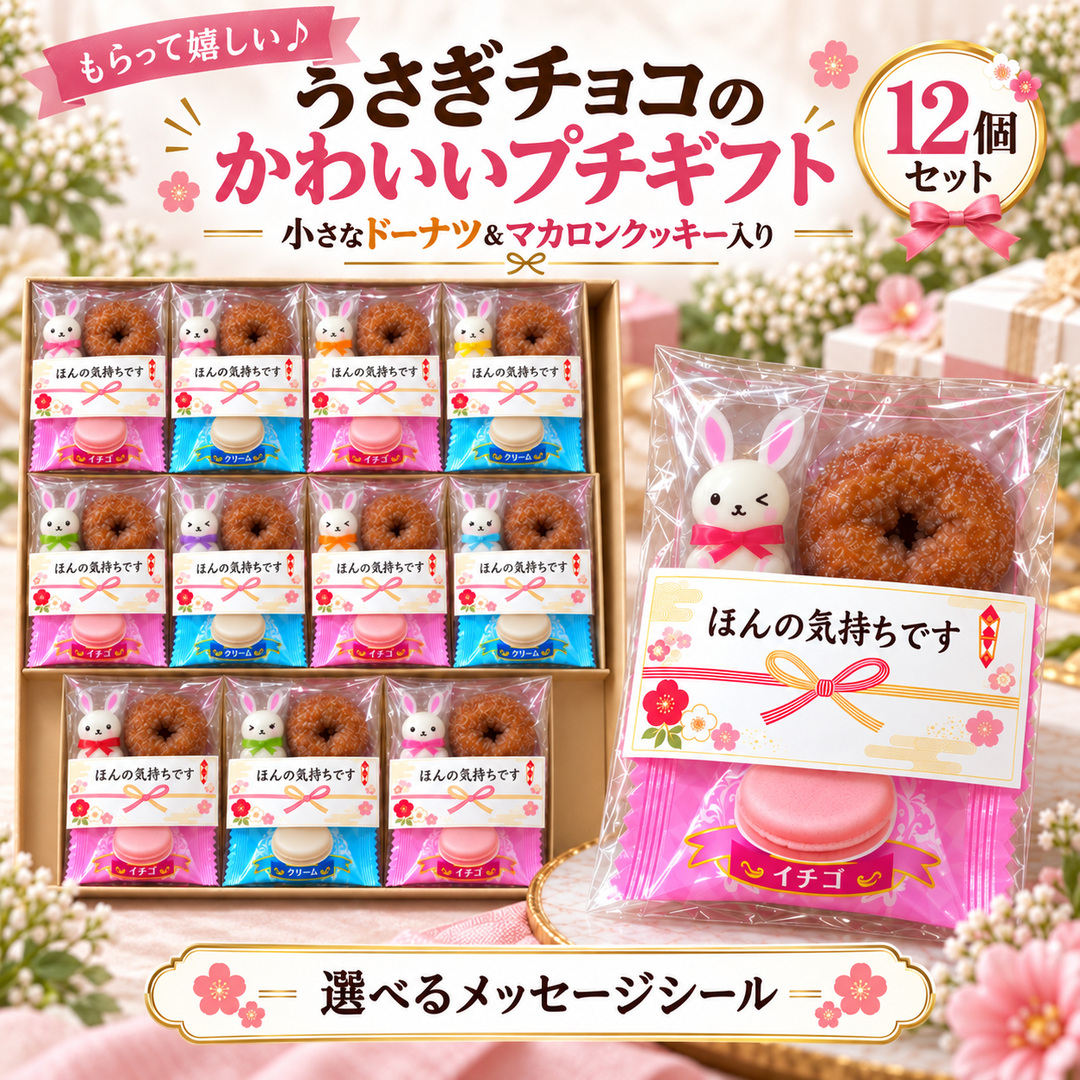 プチギフト お菓子 退職 異動 送別会 結婚式 個包装 メッセージシール