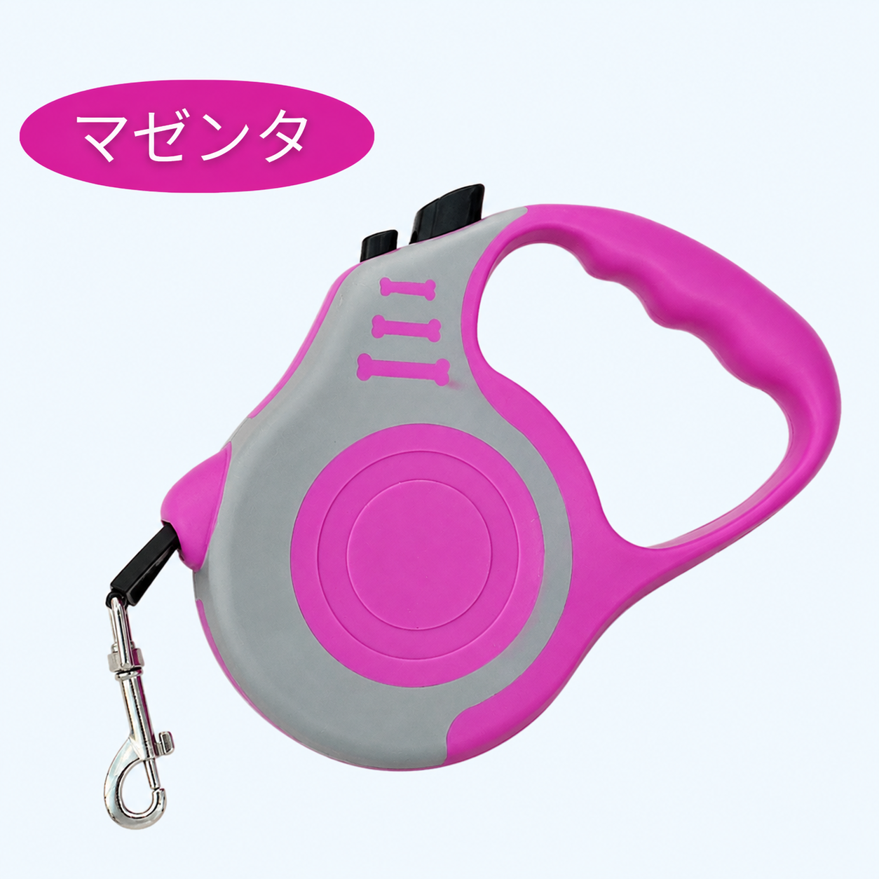 【新品未使用】COACH コーチ 犬用リード ミニシグネチャー ピンク 小型犬用 リード 犬 伸縮 ロング 小型犬 中型犬 伸びる 巻取り 猫 5m 3m ロック