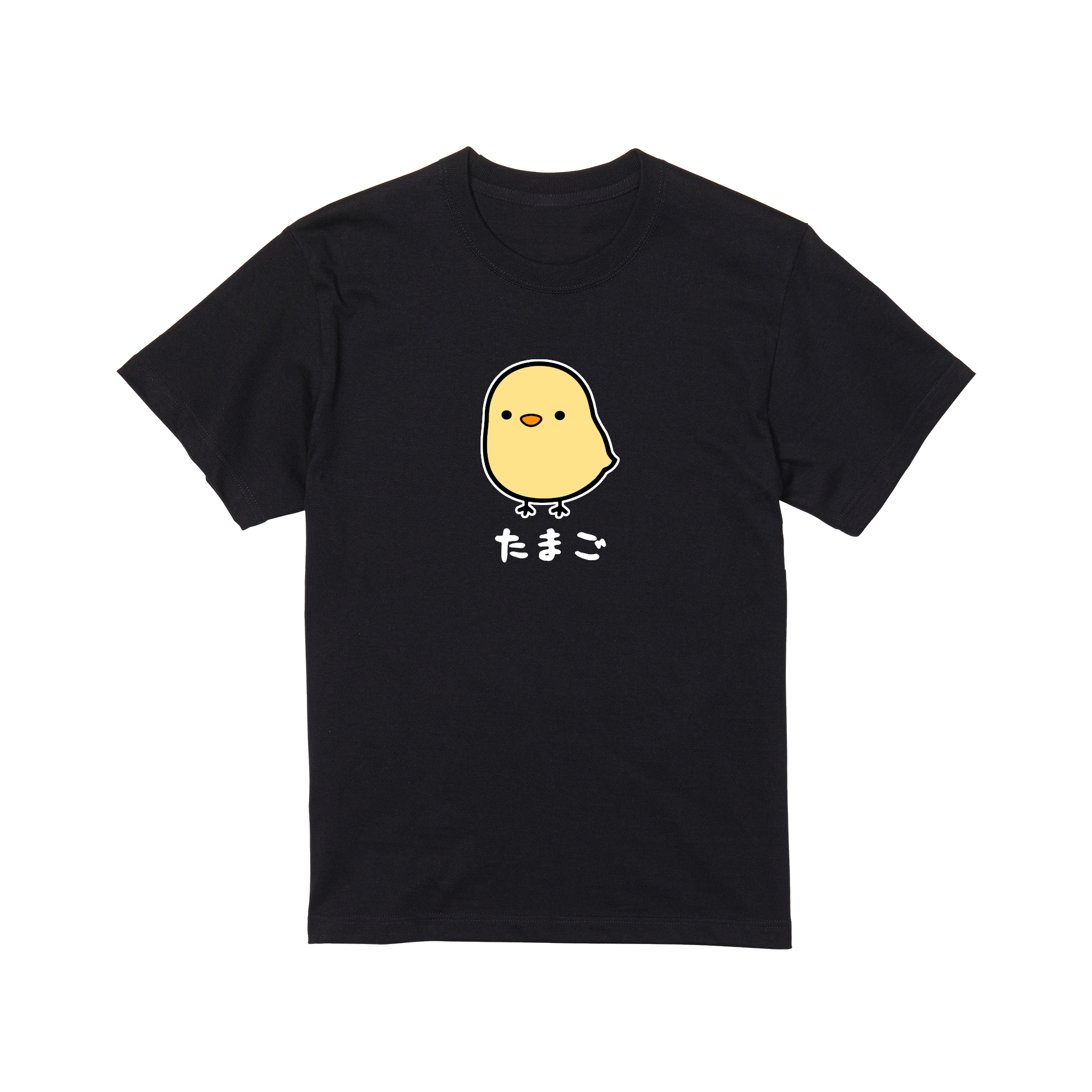 たまご ひよこ Tシャツ 半袖 白 黒 大阪名物 なんでやねん ギャグ ネタ