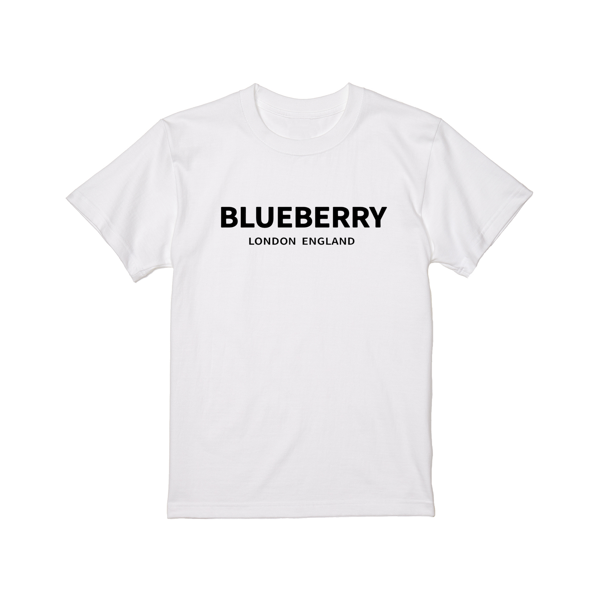 BLUEBERRY Tシャツ 白 黒 ギャグ ネタ ウケ狙い パロディ おもしろ プリント ストリー...