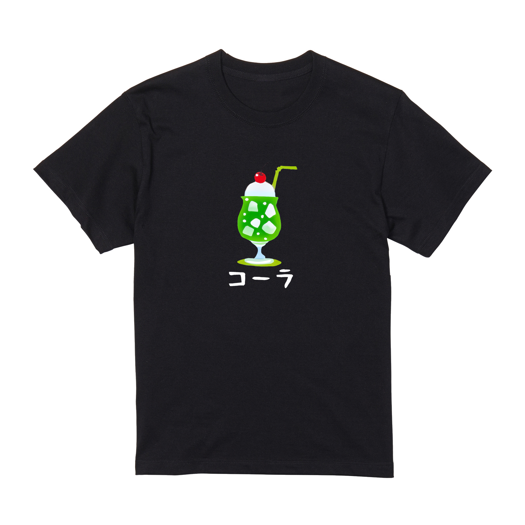 コーラ メロンソーダ Tシャツ 半袖 白 黒 大阪名物 なんでやねん