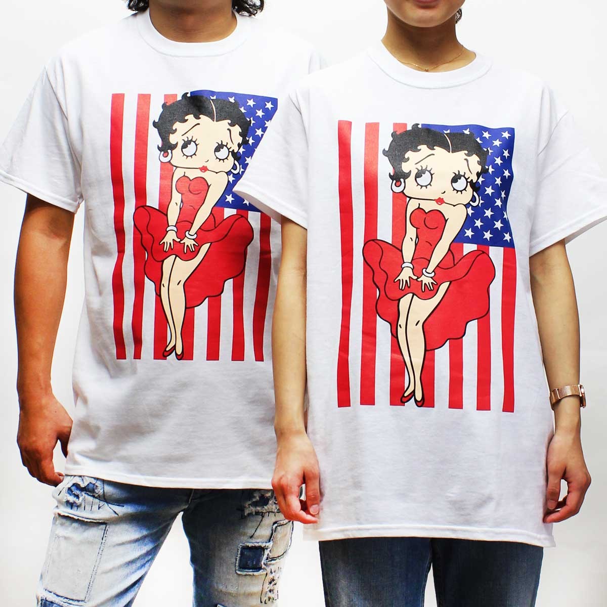 Hollister Co. キャラクターTシャツ 迷彩ペア ユニセックス Tシャツ パロディ ペアルック もオススメ 男女兼用 ユニセックス