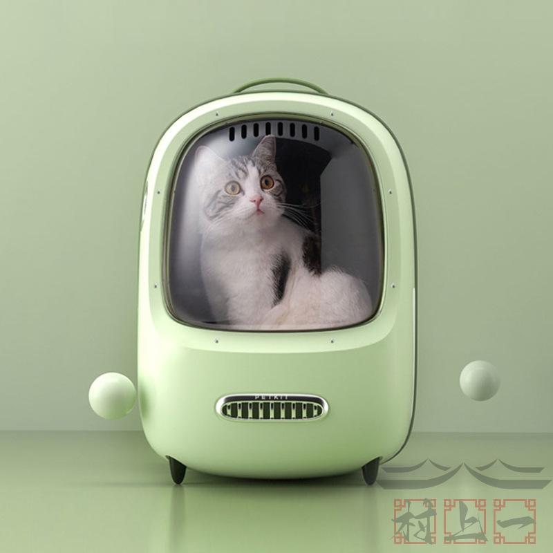 ペットバッグ 猫のハンドバッグ キャリングケース 通気性に優れ ジャンプ防止機能 人間工学に基づいた内蔵ライト、小型犬用軽量(グリーン) ペットバッグ 猫のハンドバッグ キャリングケース 通気性に優れ ジャンプ防止機能 人間工学に基づいた内蔵ライト、小型犬用軽量(グリーン)