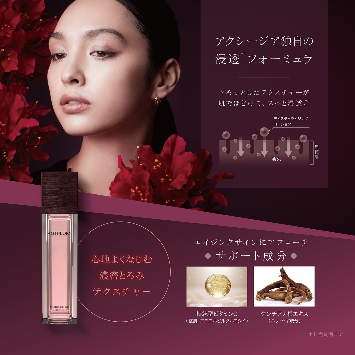 〔ポイント15％〕エイジーセオリー AGTHEORY モイスチャライジングローション 100ml [153633] | AGtheory | 03