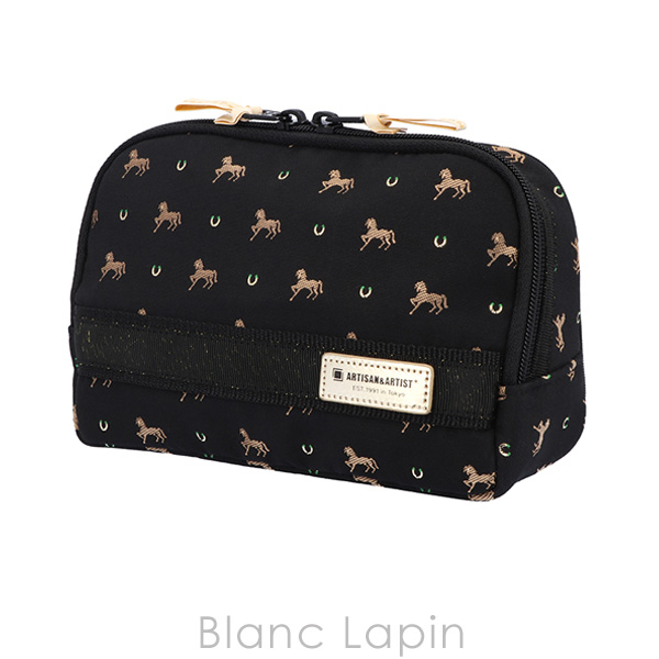 アルティザン＆アーティスト ARTISAN＆ARTIST スロープシェイプ・ポーチ 6WP-PR110H ピルーエット #ブラック コスメポーチ/バッグ [162941]〔c_coffret2025〕 ARTISAN&ARTIST（アルティザン・アンド・アーティスト） アルティザン