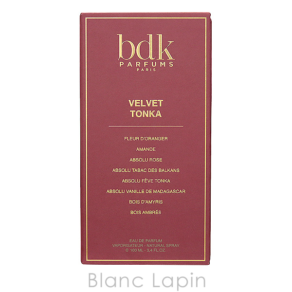 ビーディーケーパルファム BDK Parfums ベルベットトンカ EDP ビーディーケーパルファム BDK Parfums ベルベットトンカ EDP