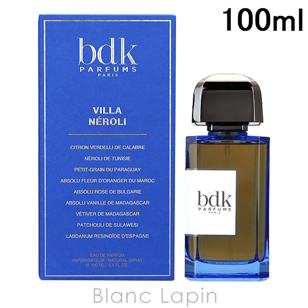 ビーディーケーパルファム BDK Parfums ヴィラネロリ EDP 100ml フレグランス ユニセックス 香水 [450788]