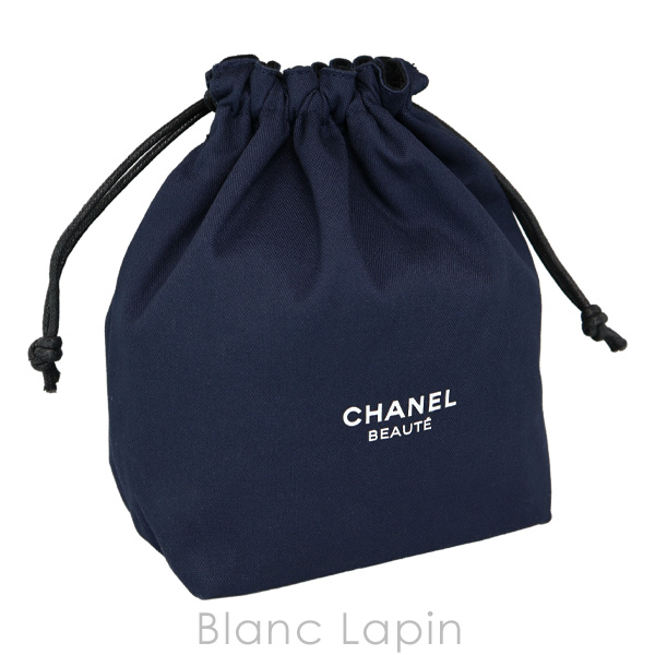 CHANEL（シャネル） 【ノベルティ】 ドローストリングポーチ #ネイビー