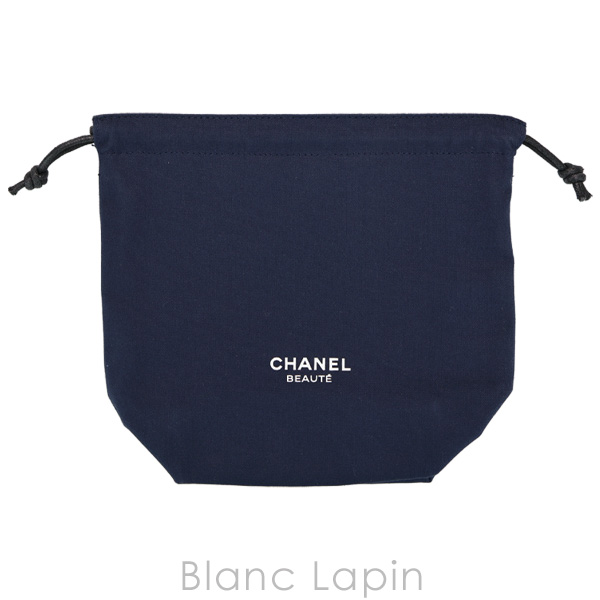 CHANEL（シャネル） 【ノベルティ】 ドローストリングポーチ #ネイビー