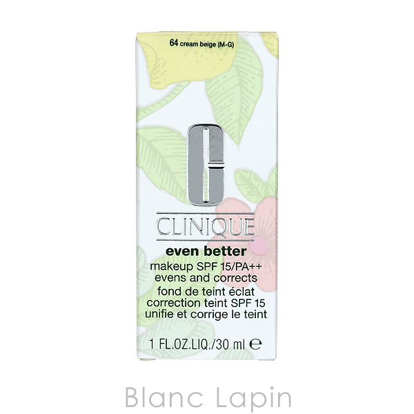 クリニーク CLINIQUE イーブンベターメークアップ15 #64 クリームベージュ 30ml [541767] : clihl0100014 :  BLANC LAPIN - 通販 - Yahoo!ショッピング