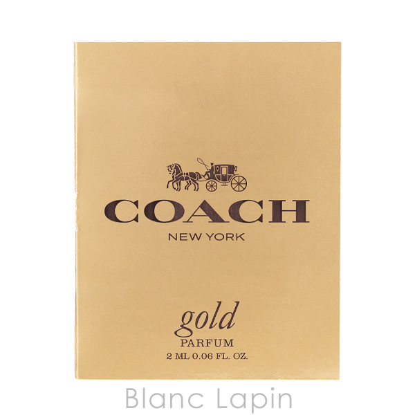 COACH（コーチ） 【ミニサイズ】 ゴールド P 2ml ミニフレグランス