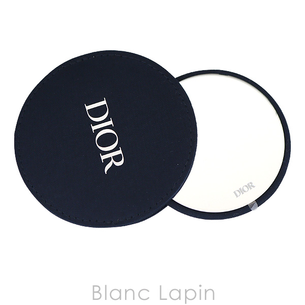 Christian Dior hand mirror with velvet case logo Novelty