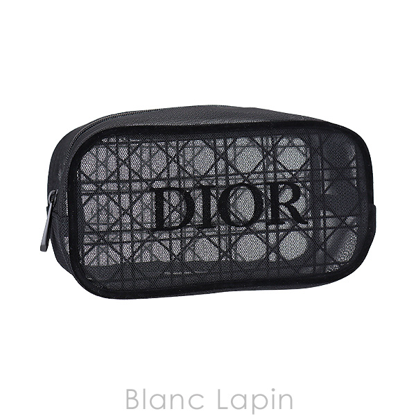 〔クーポン配布中〕【ノベルティ】 クリスチャンディオール Dior メッシュコスメポーチ #ブラック [752770]｜BLANC LAPIN