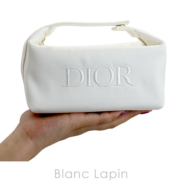 【バッグ・ポーチ汚れ】【ノベルティ】 クリスチャンディオール Dior ハンドルコスメポーチ #ホワイト [753906] | Christian Dior | 03