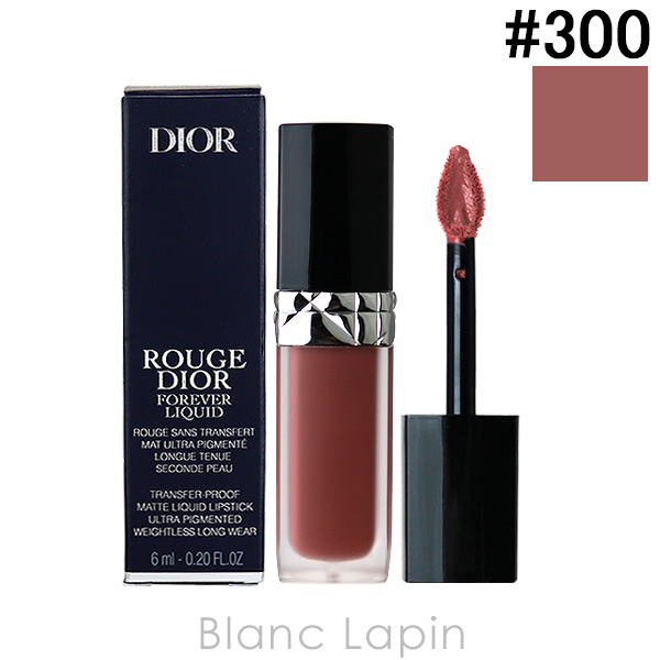 クリスチャンディオール Dior ルージュディオールフォーエヴァーリキッド #300 フォーエヴァー ヌード スタイル 6ml [624404]【メール便可】｜blanc-lapin