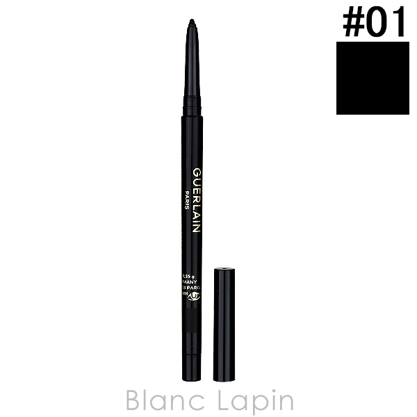 〔クーポン配布中〕ゲラン GUERLAIN アイペンシル ／ クレヨンユー #01 BLACK EBONY 0.35g [436589]【メール便可】｜BLANC LAPIN