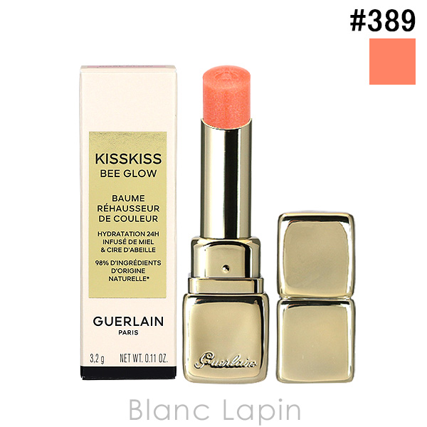 GUERLAIN（ゲラン） キスキスビーグロウ #389 パーリーピーチ 3.2g