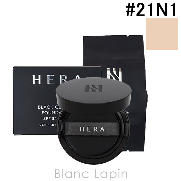 HERA ブラッククッションファンデーション21N VANILLA HERA (ヘラ) ブラック クッション (21N1 バニラ) SPF34/PA++ [本