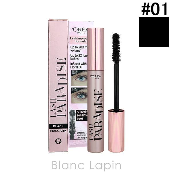 【箱・外装不良】ロレアル パリ LOREAL PARiS ラッシュパラダイス #01 ブラック 6.4ml [903085]【メール便可】｜BLANC LAPIN