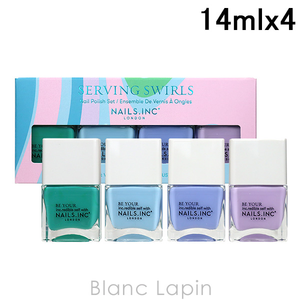 〔クーポン配布中〕ネイルズインク NAILS INC サービングスワールズクワッド 14ml x4 [145362]