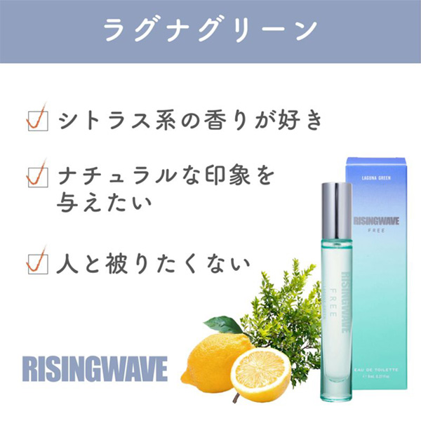 RISINGWAVE（ライジングウェーブ） フリーラグナグリーンMINI EDT 8ml