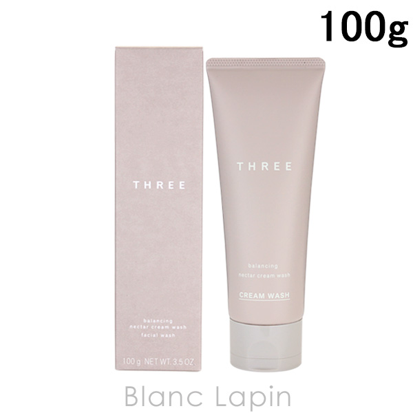 〔クーポン配布中〕スリー THREE バランシングネクタークリームウォッシュ 100g [591482]｜blanc-lapin