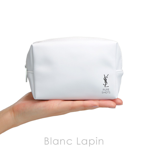 イヴサンローラン YSL クラッチバッグ ポーチ ホワイト 未使用 Yves Saint Laurent（イヴ・サンローラン） 【ノベルティ】 Y.S.L