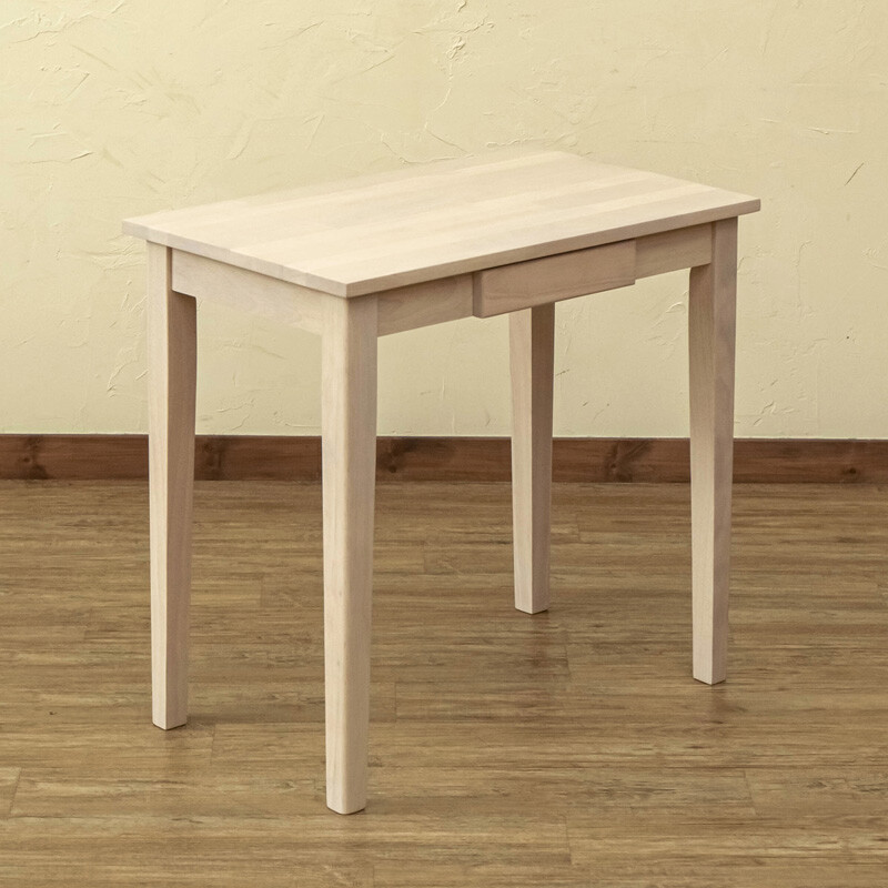 収納付き木製デスク 75cm