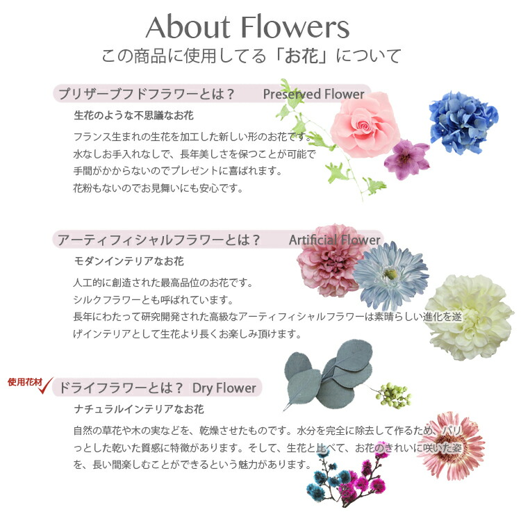 お花について