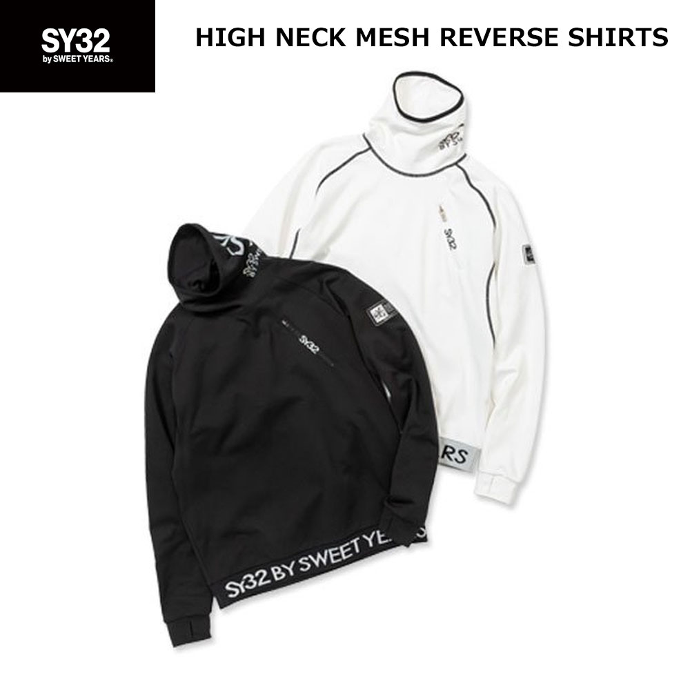 SY32 BY SWEET YEARS レディースゴルフウェア ハイネック S SY32 by SWEET YEARS ゴルフウエア ハイネック メッシュ