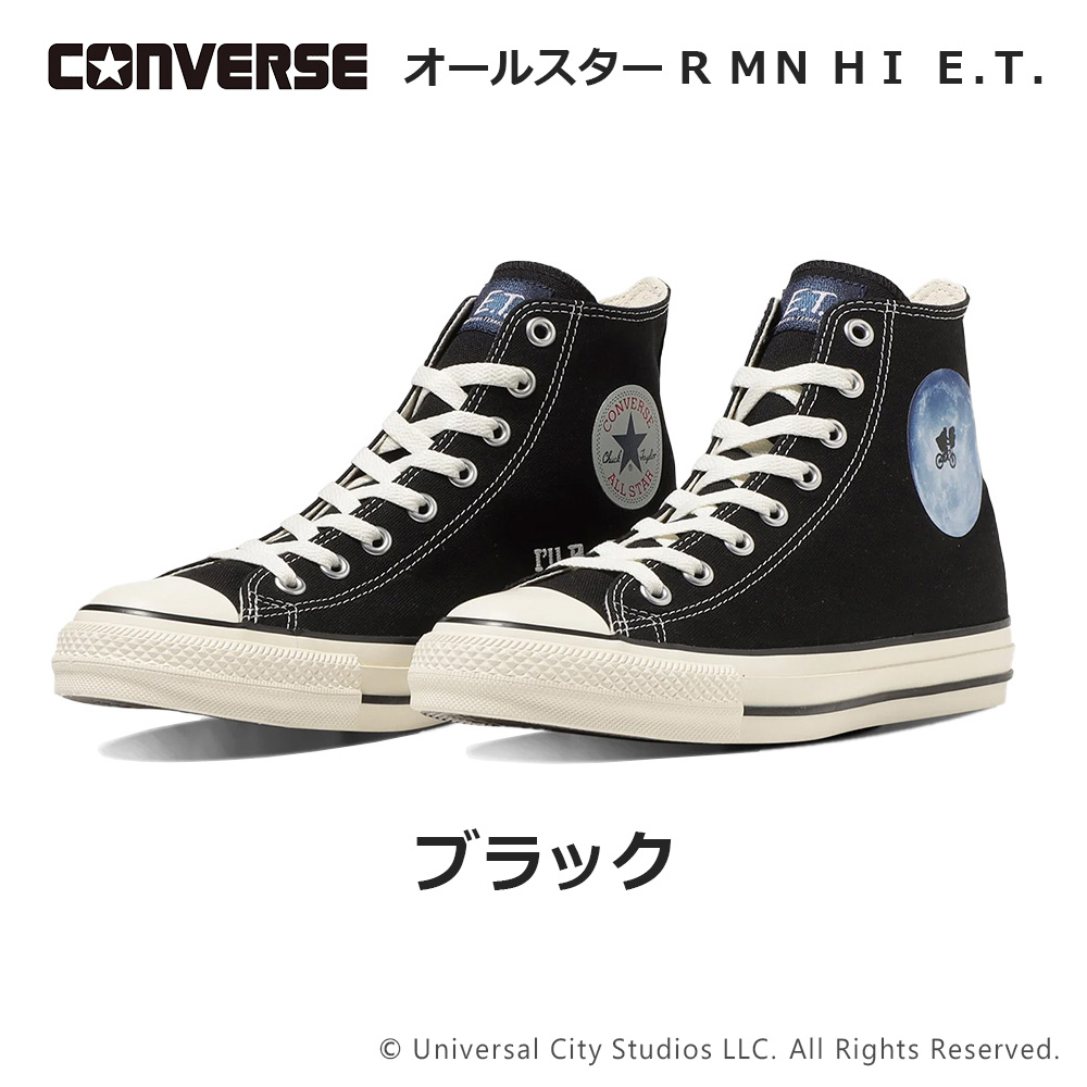 ETコラボ コンバース オールスター R MN HI E.T. ALL STAR R MN HI E.T. スニーカー シューズ レディース メンズ  ブラック 22.0-30.0cm 31310720