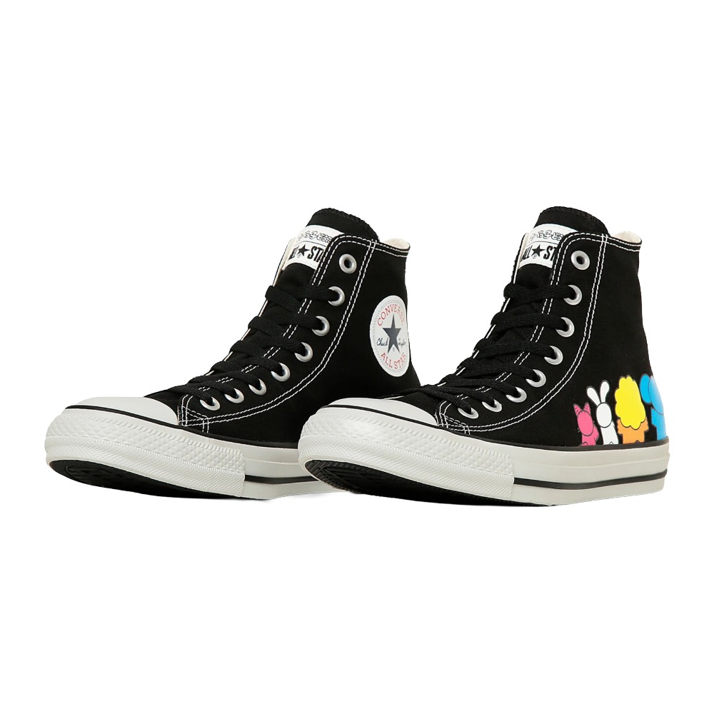 Orobianco x Converse ハイカットスニーカー 黒 26.5 ALL STAR コンバース スニーカー オールスター HI たべっ子どうぶつ