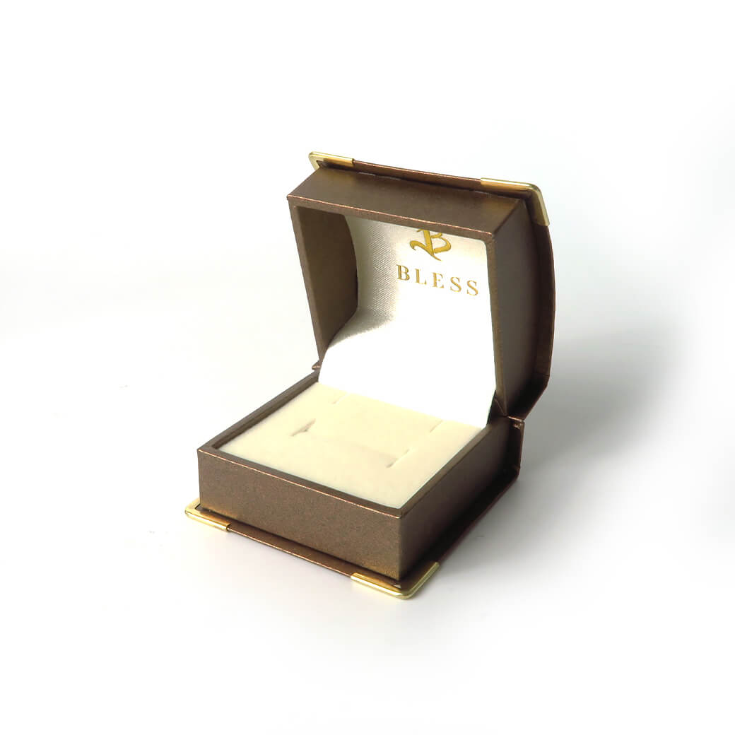 ブラウンリングBOX リングボックス プレゼント ギフト ブラウン ジュエリーボックス アクセサリー ケース ラッピング | 