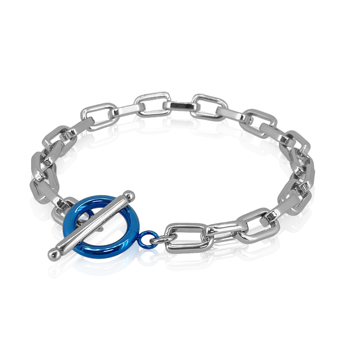 マンテルチェーンブレスレット　メンズ BLESS ブレス ブルーカラー bsb-266-a.png