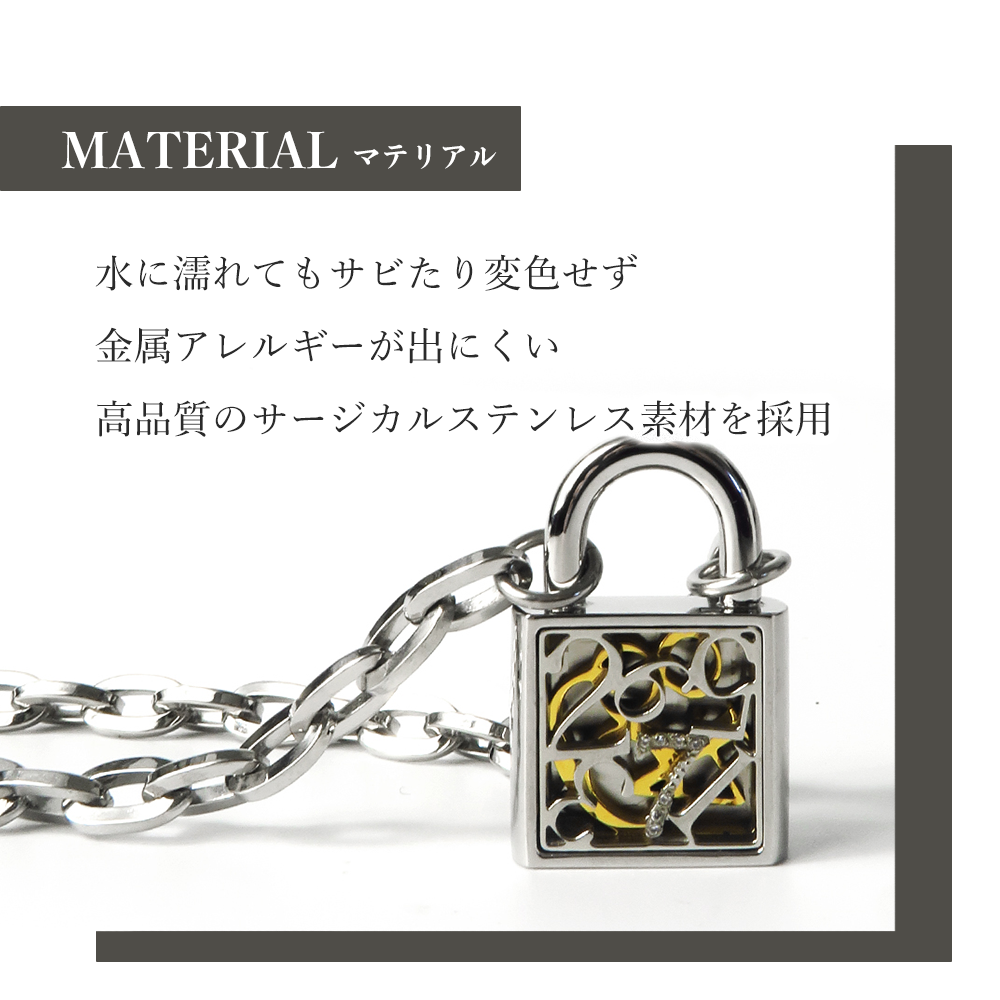 BLESS（ブレス） ナンバーパドロックネックレス ステンレス/ネックレス
