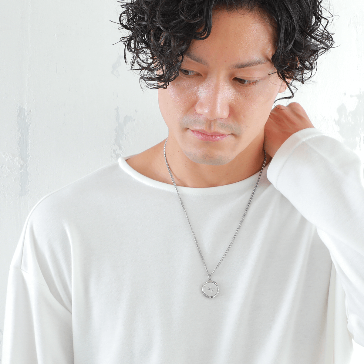 BLESS（ブレス） コンパスネックレス【ステンレス/ネックレス/メンズ 