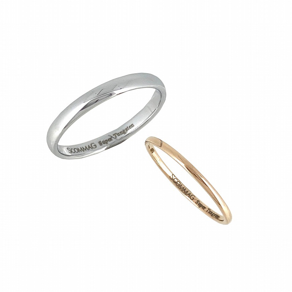 【高品質】 BLESS ストレートラインリング 指輪 スーパータングステン アクセサリー