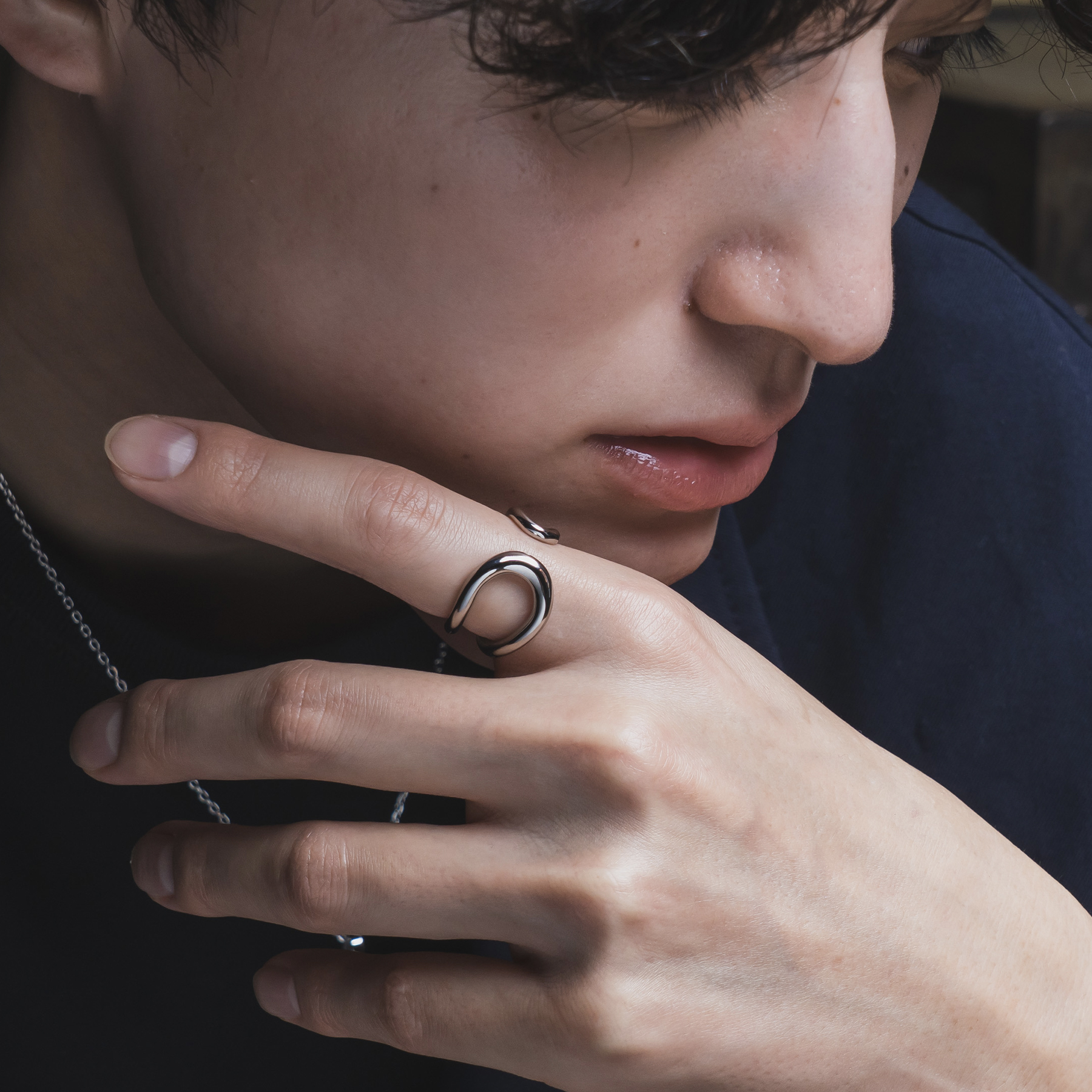 ニュアンスラインリング【ステンレス リング メンズ レディース SCOMMAG エスカマジー】送料無料 | BLESS | 02